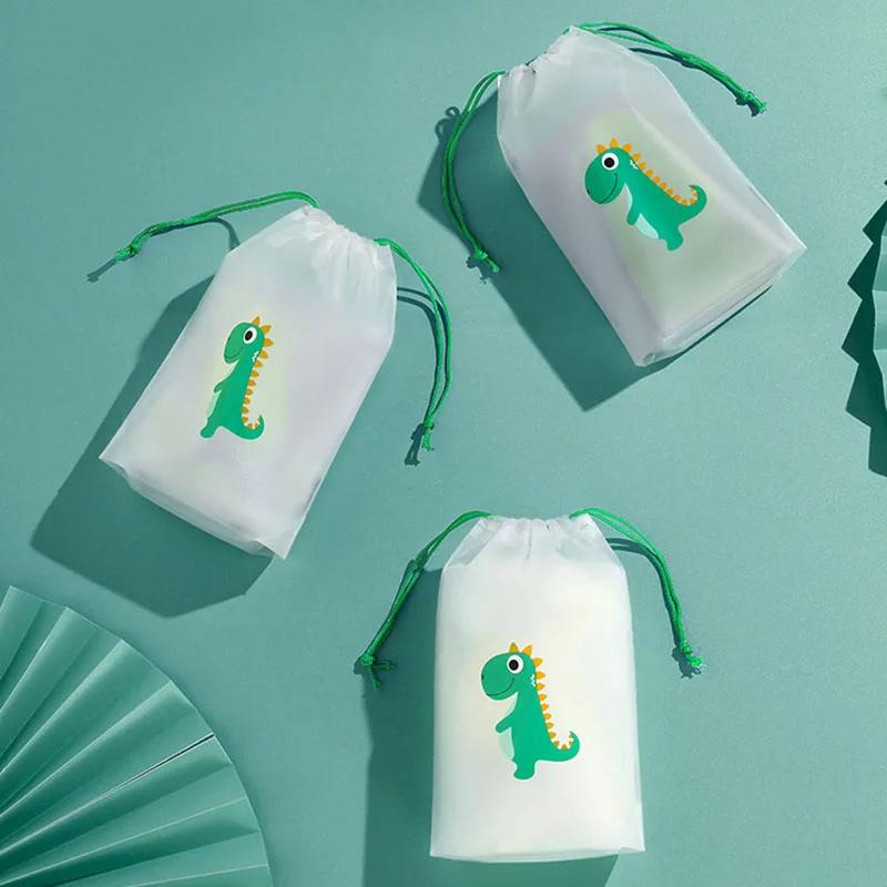 1pcs Transparent Drawstring Storage Bag Clothes Underwear Shoes Organizer Pouch Travel Toiletries Cosmetic Cartoon Storage Bag
