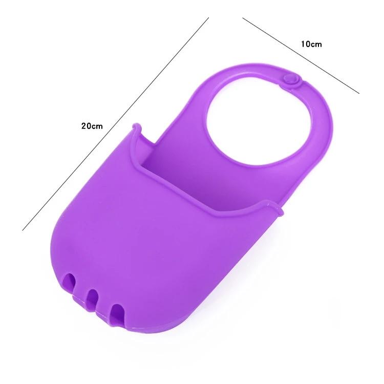 

Стеллаж для слива раковины, кухонная корзина для хранения, полка, подвесная сумка для раковины, держатель для губки, сушилка для мыльницы, домашний органайзер, кухонные аксессуары фиолетовый