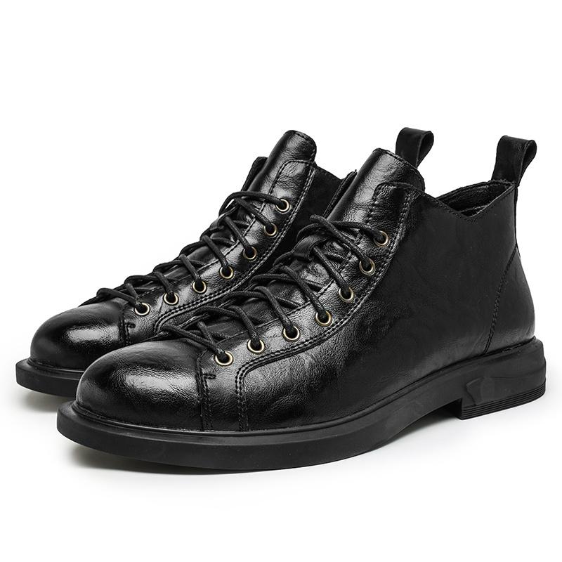 

Повседневная мужская кожаная обувь Модный классический стиль дизайна Офисная для вождения Отдых на природе Трендовая для вечеринок Повседневная обувь для взрослых Молодежная обувь 44 чёрный