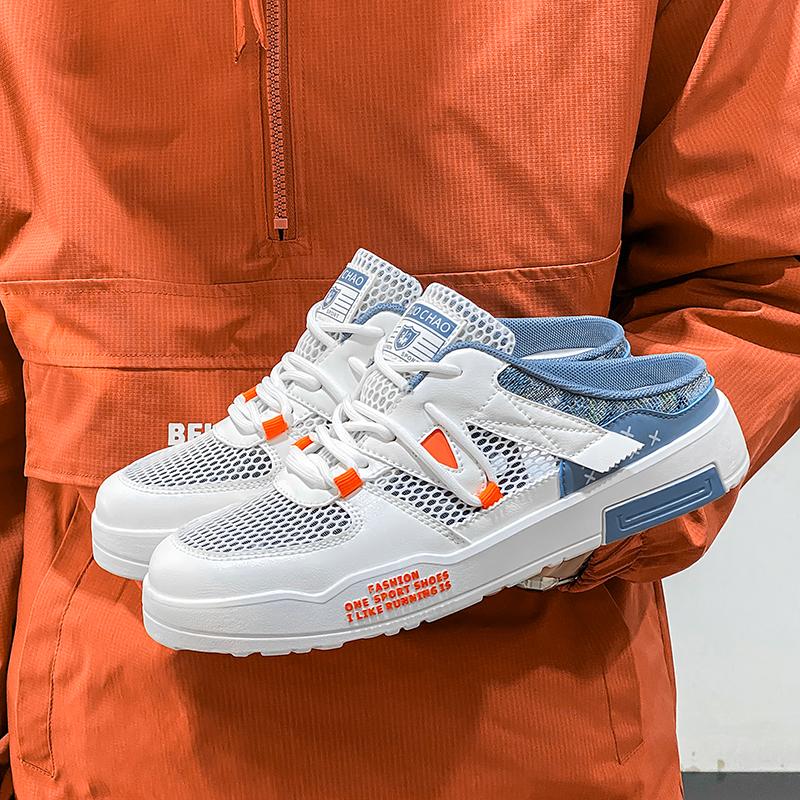 Pánská sportovní obuv Letní nazouváky Ležérní sandály Tenisky Dřeváky Studentské nadměrné pantofle