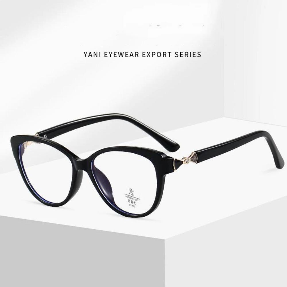 New Women Black Frame Presbyopic Reading Glasses Cat Eyes Clover Computer Hyperopia Eyeglasses Eyewear +1.0+1.5+2.5+3.0+3.5