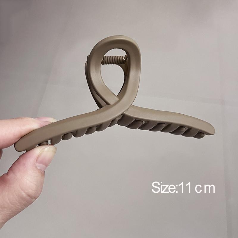 Große Schleife Haarspange Neu Trendige Einfarbig Schwarz Haar Hai Klammer Haarstyling Werkzeuge Accessoires für Frauen Mädchen