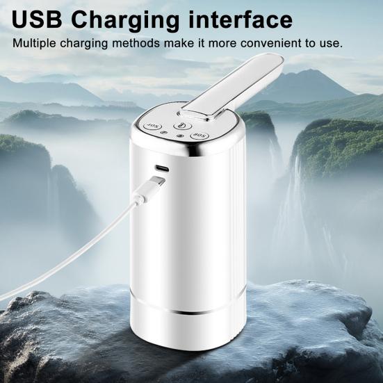 Electric Dispenser Foldable Water Bottle Pump Universal Easy To Install Rechargeable Automatic Water Dispenser Pump