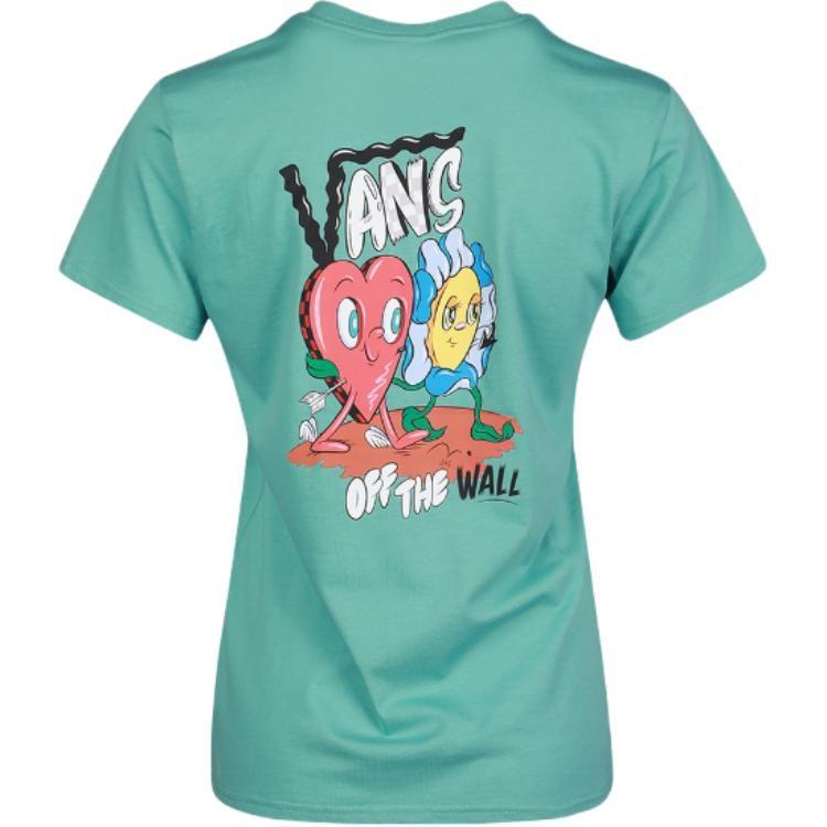 Vans Regular Sleeve T Shirt Women's Green VN0A4MNOJ29