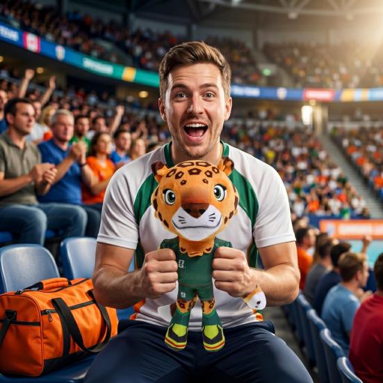 Mascot Plush Stuffed Animal, Football Plush Doll, Soft Collectible Toy for Fans, FIFA Memorabilia Plush for Display Gifting And Cheering