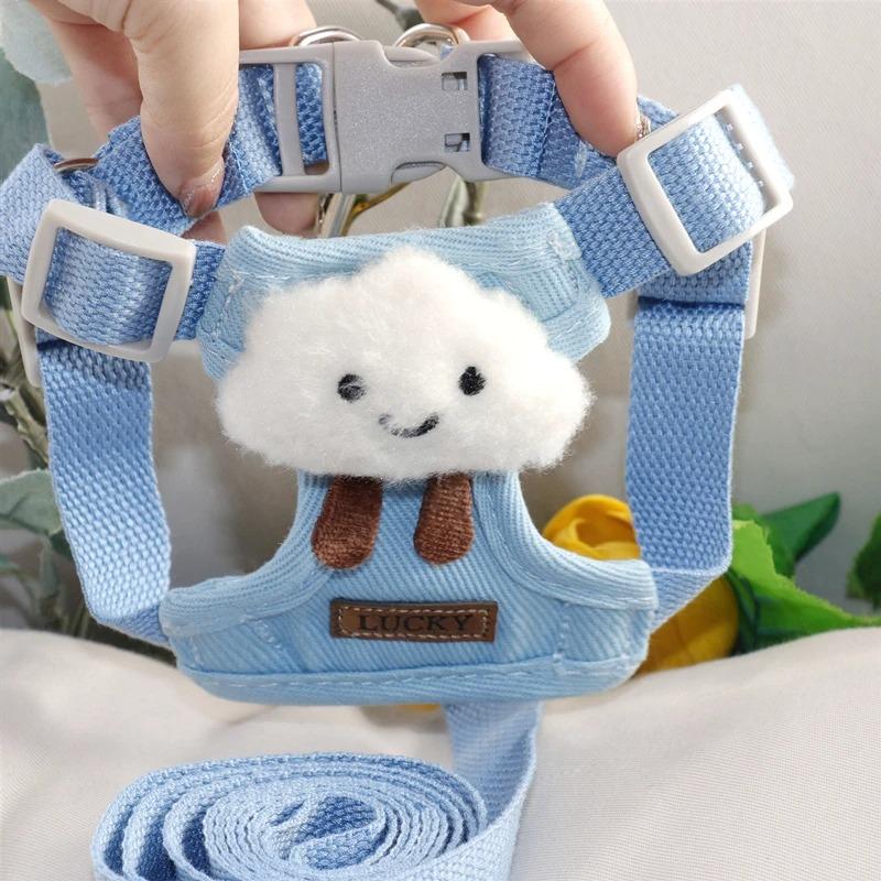 Cats Collar Dog Products Puppy Harness Tactical Vest Chest Leash Accessories Pet Supplies Small Dogs Collars Things Pets Product