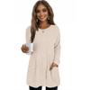 Women's Solid-color Fashionable Long-sleeved Top