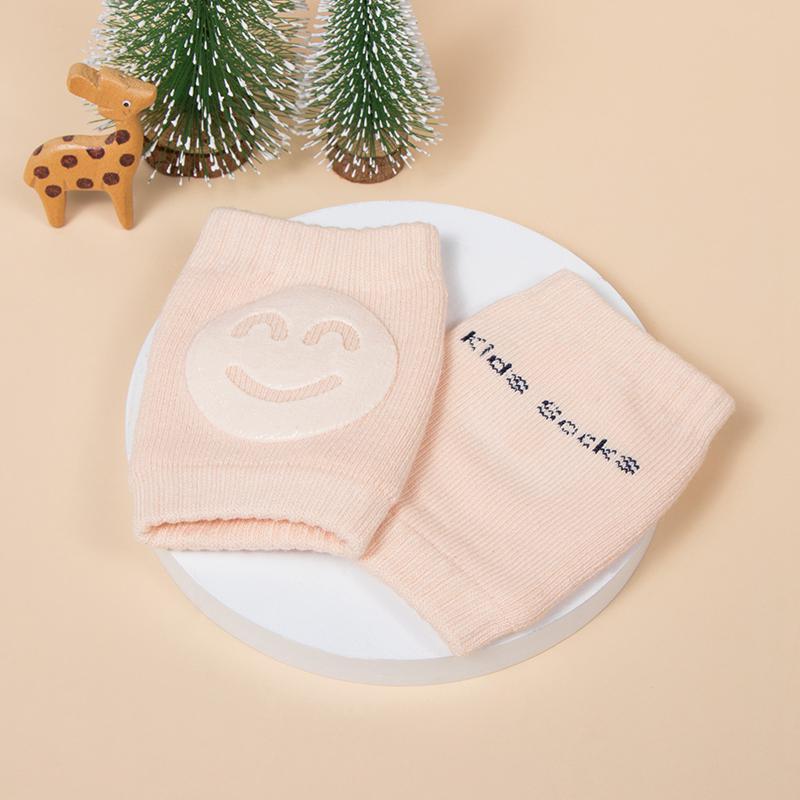 

Детские безопасные наколенники для ползания, дышащие удобные детские наколенники унисекс, противоскользящие носки, гетры для детей ясельного возраста бежевый