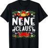 Nene Claus Christmas Ornament Pattern Hat Santa Family T-Shirt