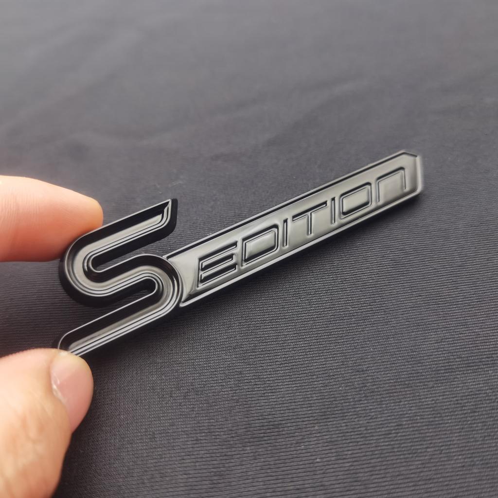 1Pc 3D Metal Logo Car Side Fender/Rear Trunk Emblem Badge Sticker, Car Front Grille Badge
