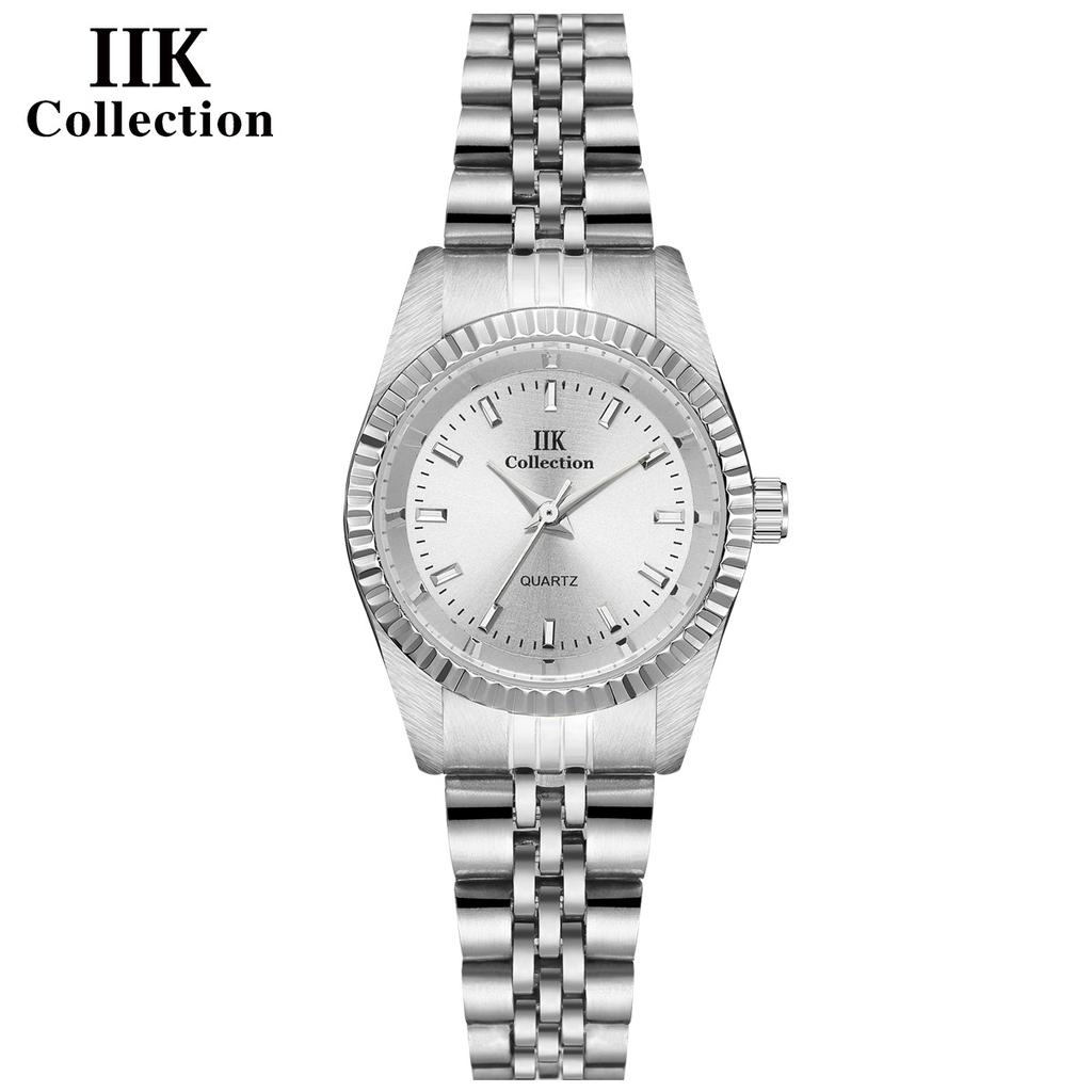 IIK Neu Frauen Quarzuhr Kompakte Edelstahl Band Wasserdicht Mode Marke Uhr Frauen Armbanduhren