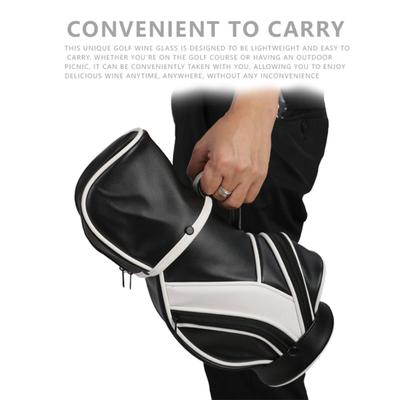 Şarap Çantası Tek Şişe Taşıyıcı Tote Golf Şarap Soğutucu Yalıtımlı Seyahat Şarap Soğutucu Çantası Golfçüler ve Şarap Severler İçin