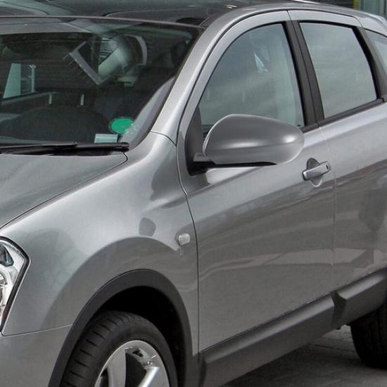 Left Driver Side Grey Wing Mirror Cover Shell Cap For Nissan Qashqai 2007-2014