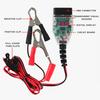 OBD2 Car Memory Saver Protection Connector, 12V Vehicle ECU Emergency Power Supply Cable with 2 Alligator Clips, OBD II Digital Display Automotive
