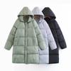 IELGY Giacca imbottita in cotone da donna invernale ispessita taglia grande giacca a panino coreana media lunghezza giacca in cotone
