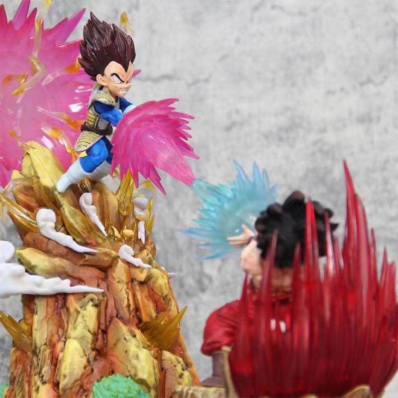 Anime Drogan Boll Z Vegeta Vs Son Gocool Figurine Gk Pvc Action Figures Statue Collection Model Toy Gifts