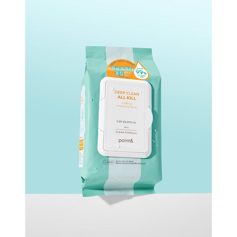 Deep Clean All-in-One Mildly Acidic Cleansing Tissue, 80 Sheets