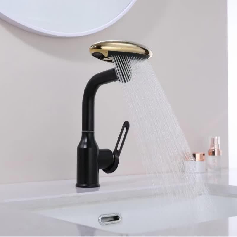 TLXT Gun Grey Multi-Function Washbasin Faucet