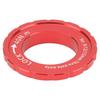 Bike Centerlock Lockring Aluminum Alloy Bike Disc Brake Hub Disc Rotor Lock Ring for Road Bike Mountain Bike Red
