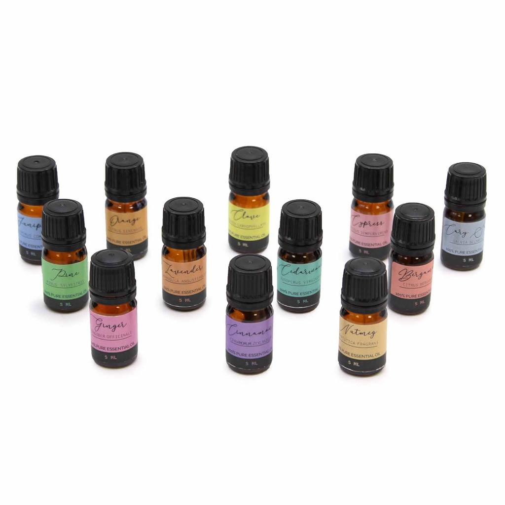 Aromatherapie Ätherische Öle Set 12er Pack Herbst