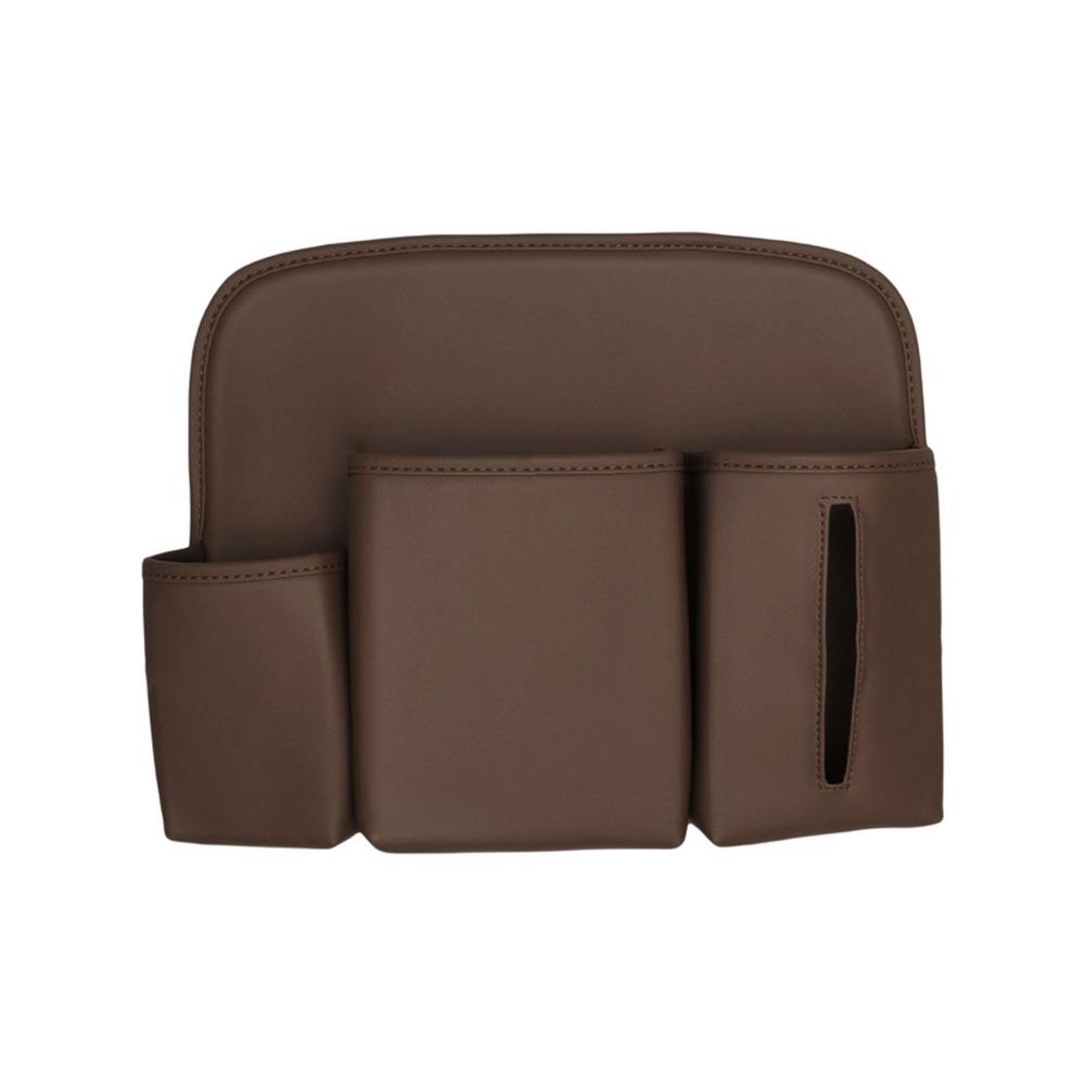 Automotive Seat Back Organizers Backseat PU Leather Car Purse Holder Dog Pet Barrier Multifunctional Pocket Container Handbag