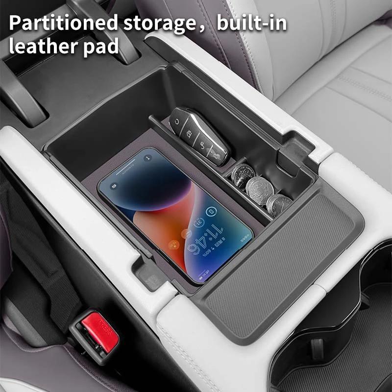 Für Byd Song Plus Seal u 2023-2025 Auto Mittelkonsolen-Armlehnen-Aufbewahrungsbox Abrieb- und Kratzfest Organizer Innenraum Aufbewahrungsbox