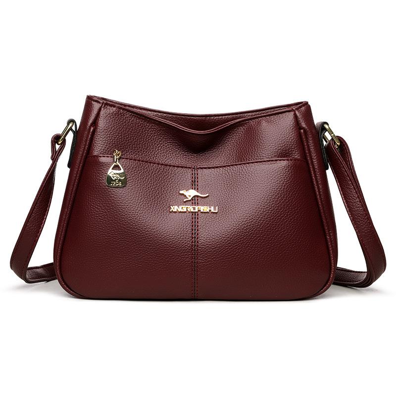 Single-shoulder Bag, Retro Multi-pocket Crossbody Bag, Women's Fashionable Mobile Phone Bag, Lightweight Shopping Bag