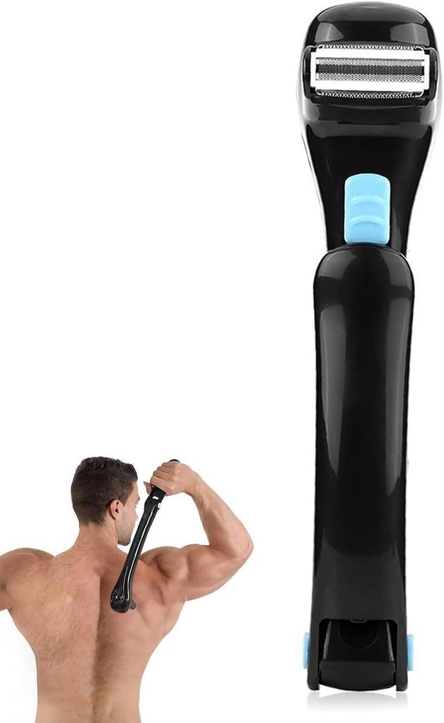 Folding Back Shaver for Body Back Hair Hair Back Pain Travel Use Self-Cutting, Shaver, Removal, Waterproof, Painless, Compact, Removal, Removal,