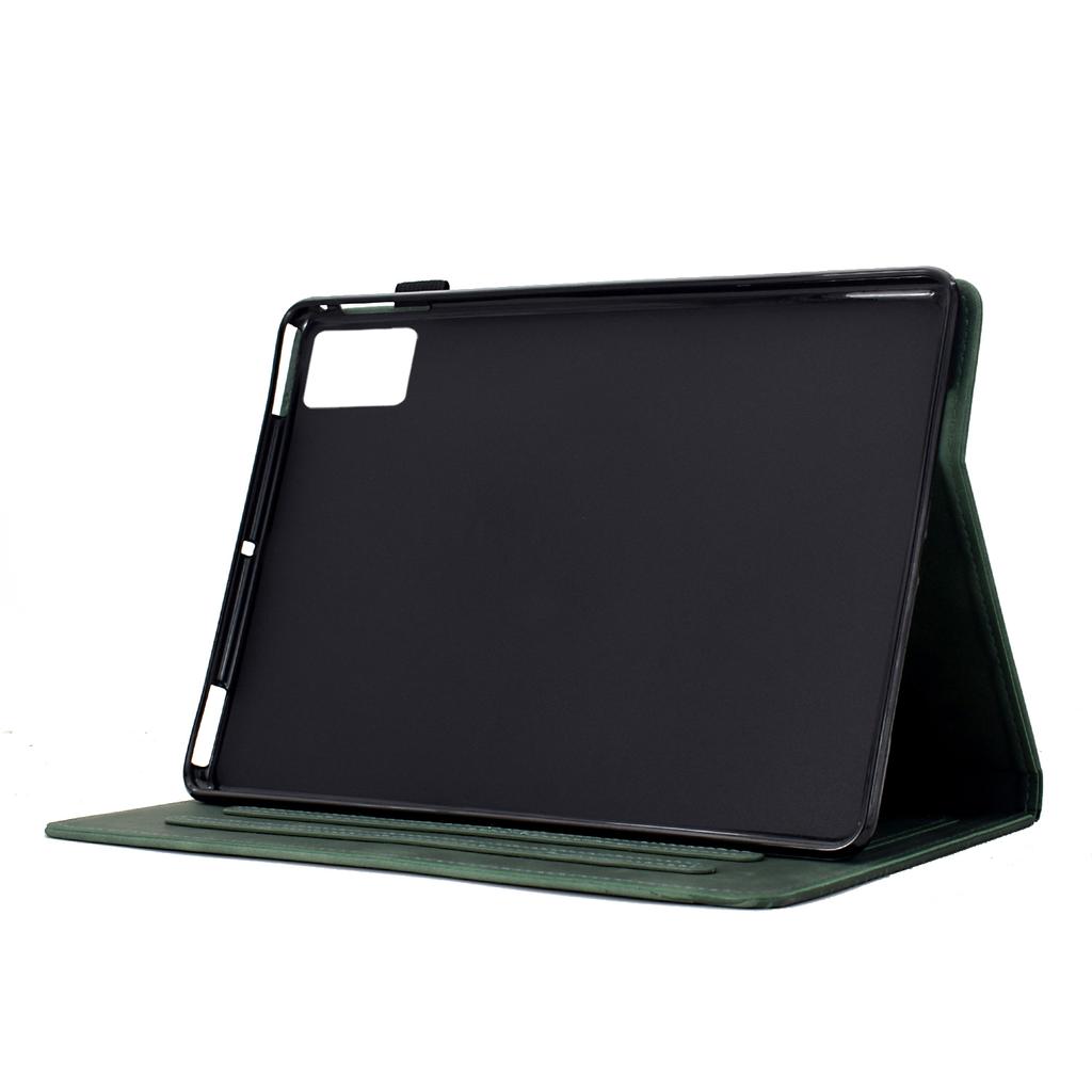 For Lenovo Tab M11/Xiaoxin Pad 11 2024 Case Cats Imprinted PU Leather Card Slots Tablet Cover