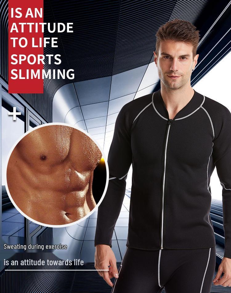 Men's Neoprene Sweat-Inducing Fitness Vest for Body Shaping