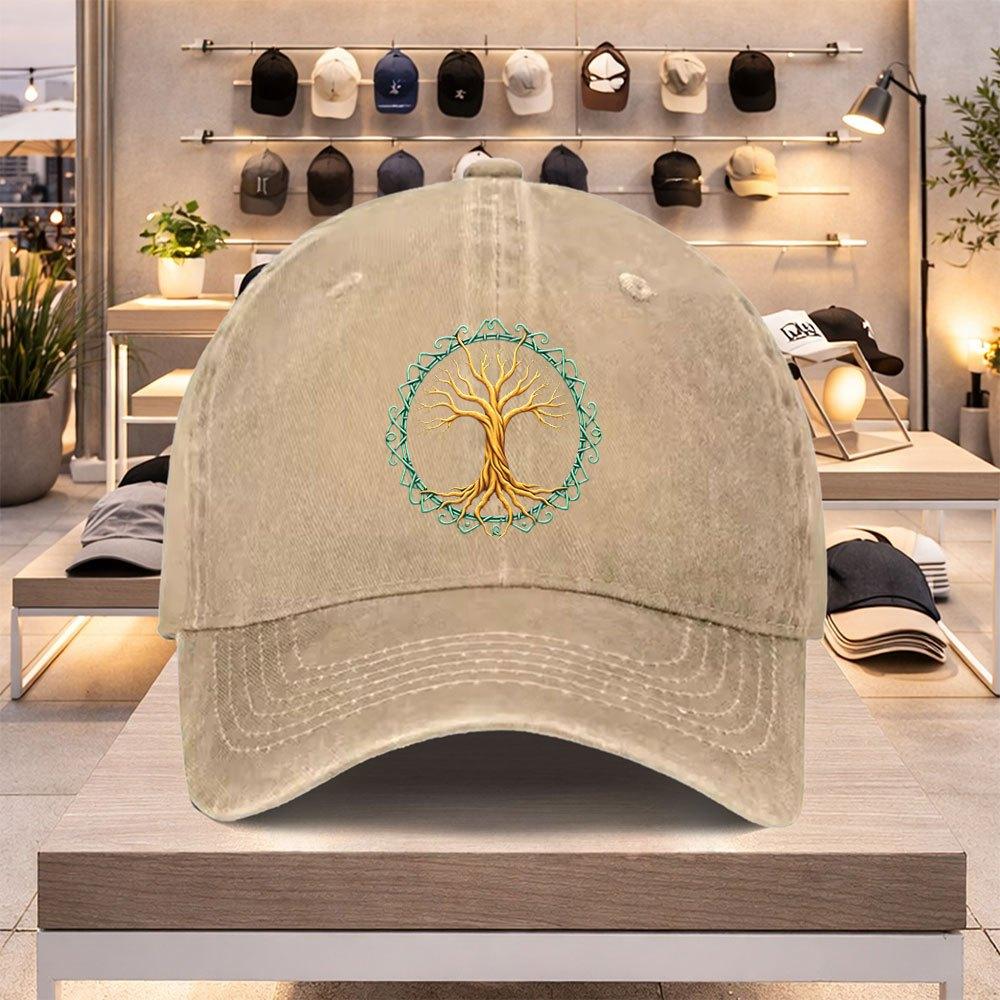 Tree of Life Baseball Cap Lightweight Adjustable Unisex Hat for Spring Summer