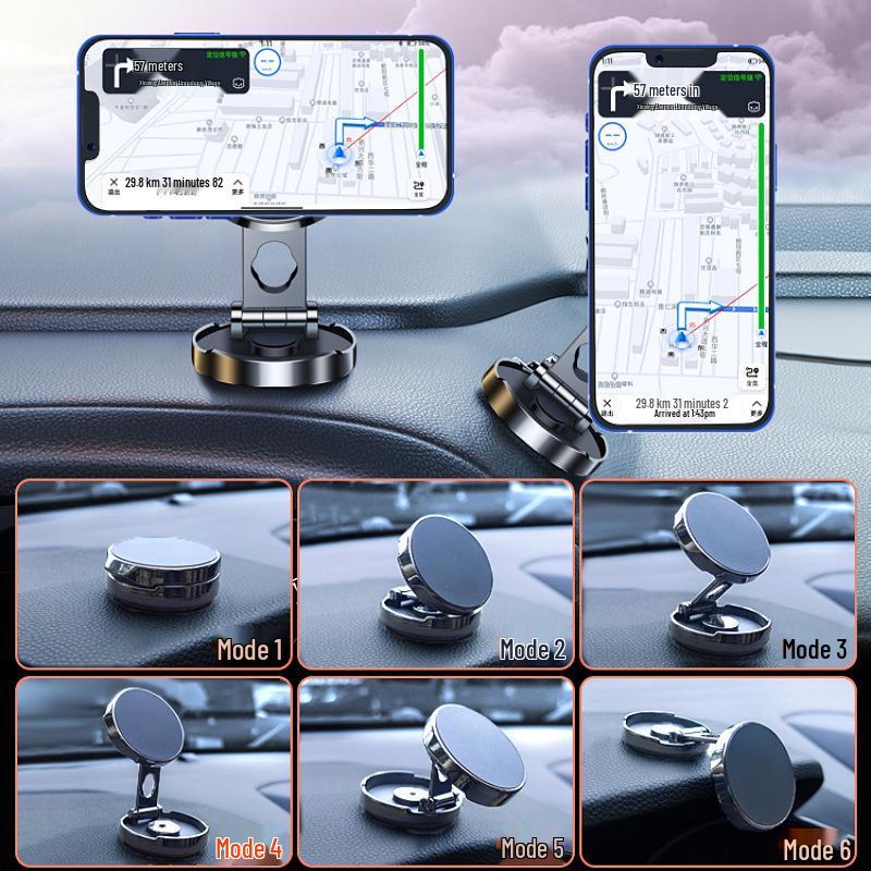 360° drehbarer magnetischer Metall-Handyhalter für das Auto