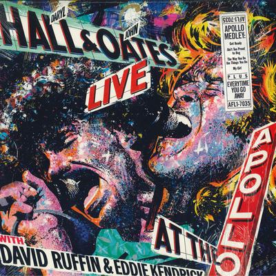 Disque vinyle DARYL HALL JOHN OATES DAVID RUFF Live At The Apollo AFL17035 RCA 1985 US Rock Occasion