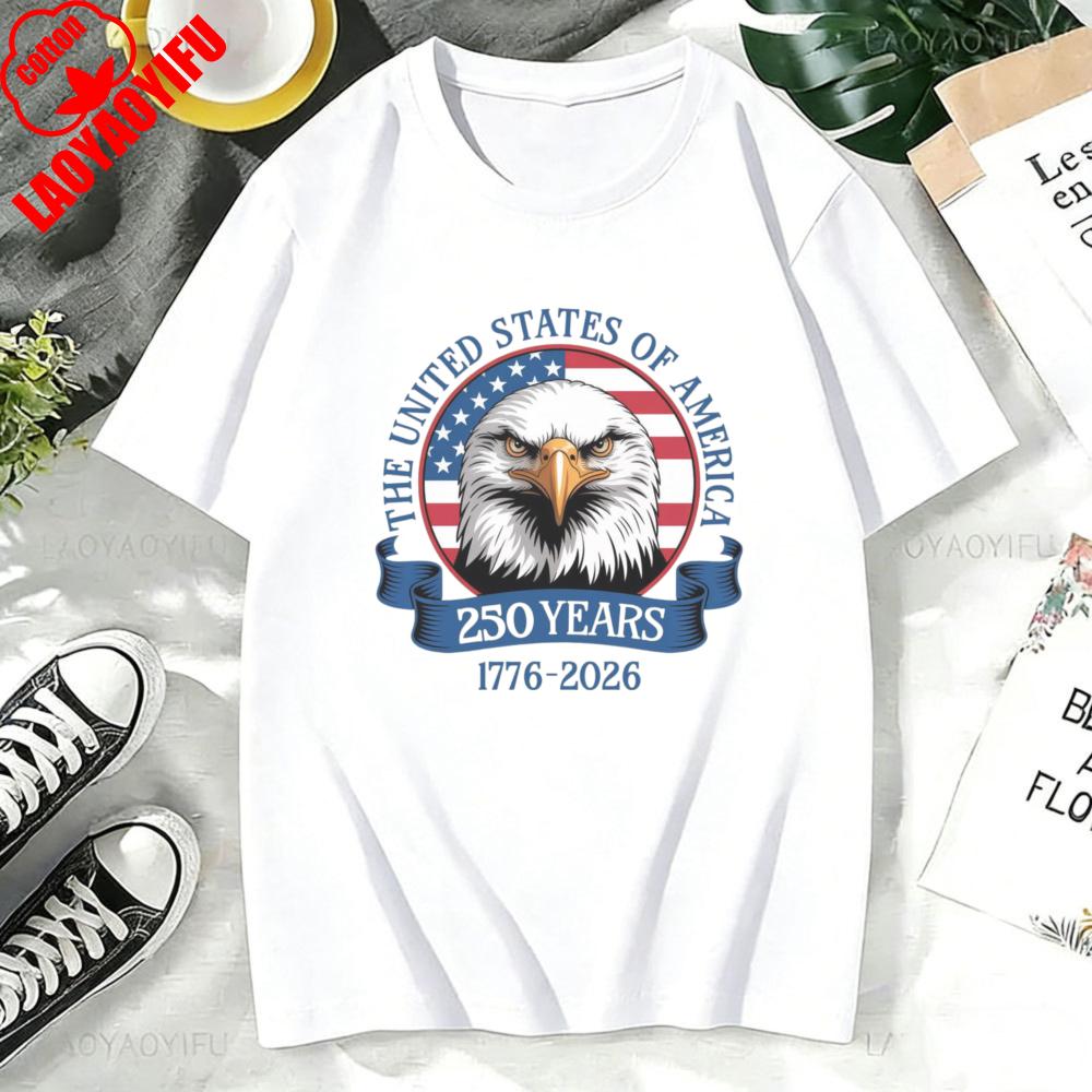 USA 250th Anniversary Shirt The United States of America 1776 2026 TShirt Creative Outdoors Women Tops Graphic T Shirts
