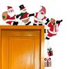 1/2 pcs Christmas Door Corner Decor Cartoon Wooden Pendant New Door Frame Decor Card