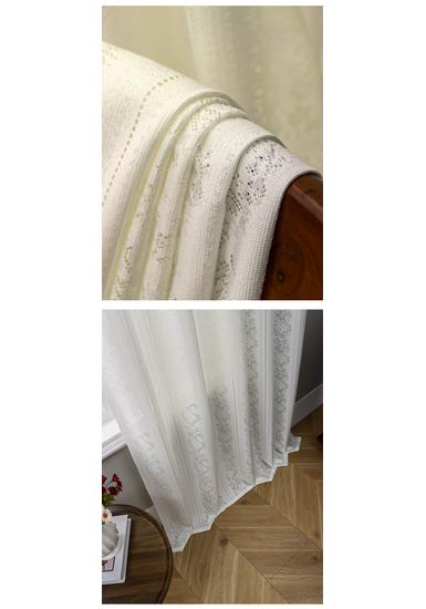 Tende di Pizzo Filtranti la Luce: Tende Eleganti e Semitrasparenti per Camera da Letto e Soggiorno