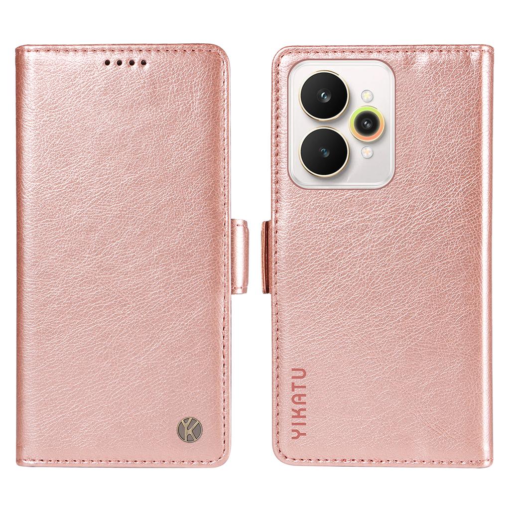 For Realme 15 Pro 5G/Realme 15 5G Case YIKATU YK-007 Litchi Texture PU Leather Wallet Phone Cover