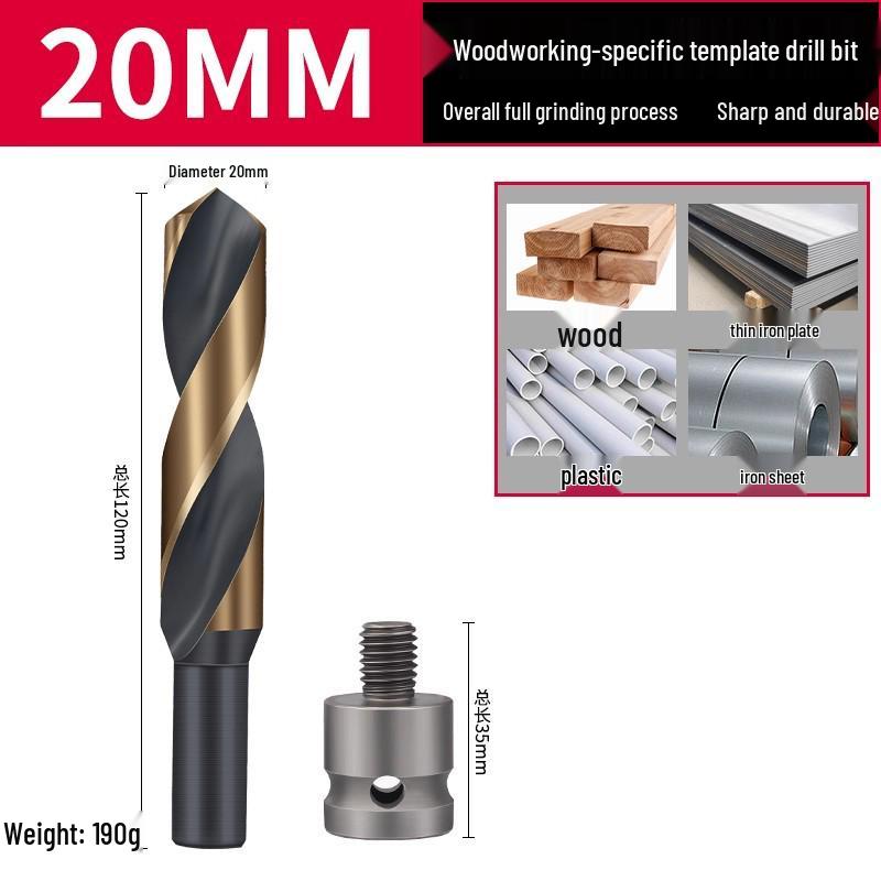 Electric Drill Bit Extension for Woodworking and Hole Saw