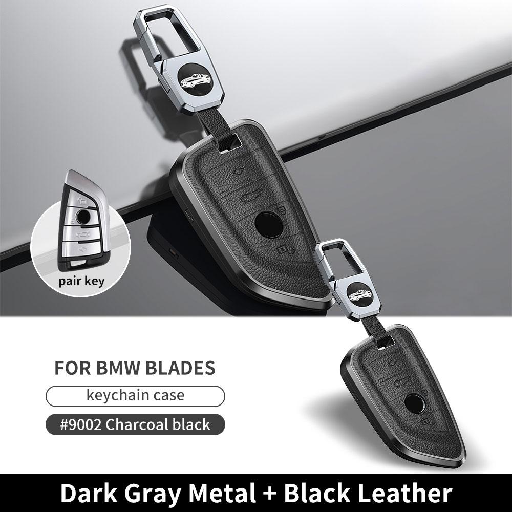 Metal Cowhide Remote New For Bmw G30 G05 X5 F15 X6 F16 7 Series G11 X1 F48 F39 X4 X3 F40 Car Key Case Cover Shell Fob Protector