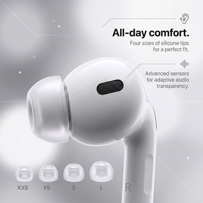 Auricolari Bluetooth Wireless AirPods Pro 3ª Generazione Cancellazione Attiva del Rumore Impermeabili IPX4 Audio Spaziale Controllo Touch Cuffie Per IOS Android