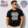 3 Out Of 4 Voices Graphic T-Shirt Funny Sarcastic Quote