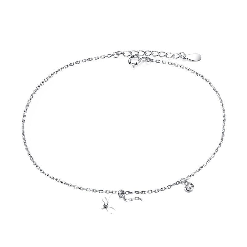 Japanese Korean Fashion Women's Anklet - High-End Simple Forest Style Cute Leg Chain