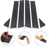 6Pcs Carbon Fiber Pillar Posts Stickers Car Window Exterior Posts Trim Cover For Chevrolet TrailBlazer (crossover) 2021-2024