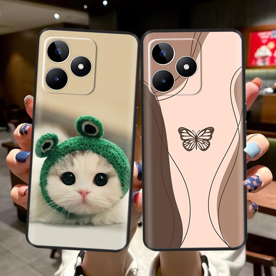 For OPPO Realme C53 Case Cute Cartoon Phone Case For Realme C53 C 53 Cover Soft Silcone TPU Back Covers For Realme C53 Fundas
