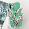 For Oppo A55 4G Case CPH2325 Silicone Cute Cat Fashion Butterfly Flowers Love Painted Cover For Oppo A55 4G Phone Case