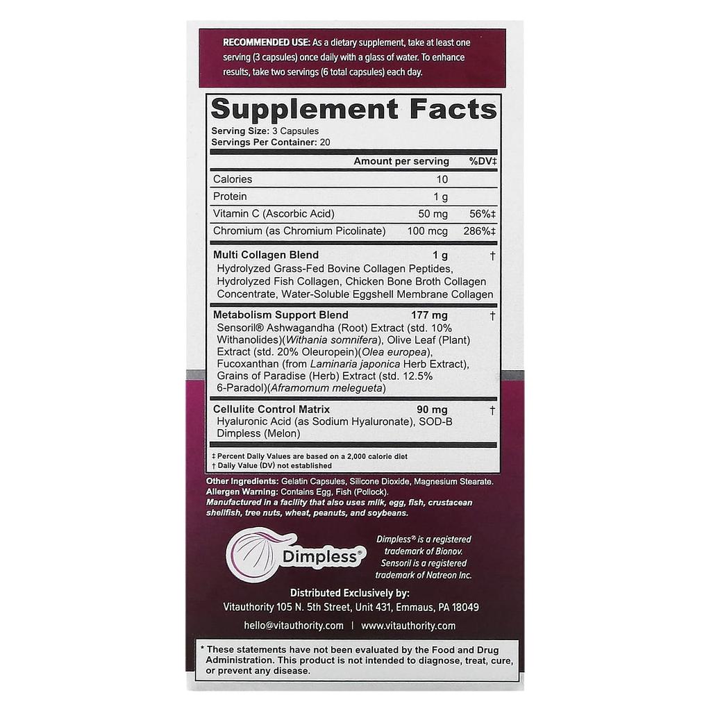 Multi Collagen Burn, 60 Capsules