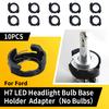 10PCS For Alfa Romeo VW Passat b6/MAGOTAN 2009-2010 Ford KUGA 2017 Renault Megane 4 LED H7 Headlight Base Holders Car Accessorie