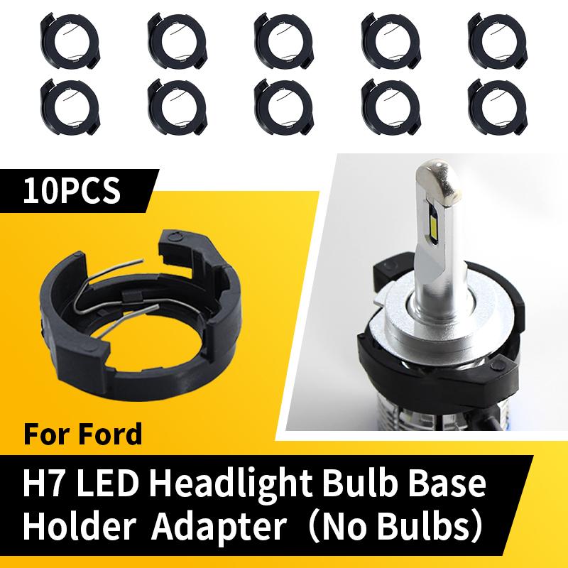 10PCS For Alfa Romeo VW passat b6/MAGOTAN 2009-2010 Ford KUGA 2017 Renault Megane 4 LED H7 Headlight Base Holders Car Accessorie