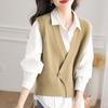 Trendy Women's Spring Knit Sweater Vest Cardigan