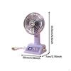 Desk Chargeable Practical Lightweight Rotating Portable Mini Table Fan for Kitchen Dormitory Outdoor